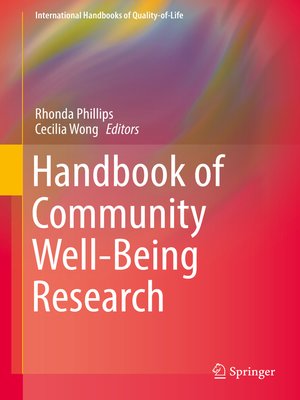 cover image of Handbook of Community Well-Being Research